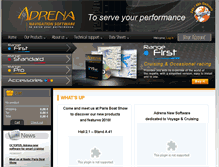 Tablet Screenshot of adrena-software.com